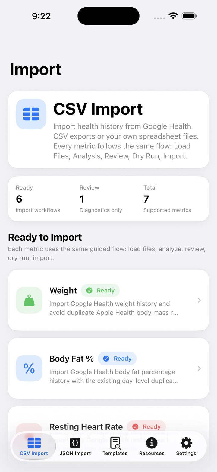 Health Migrate screenshot 1
