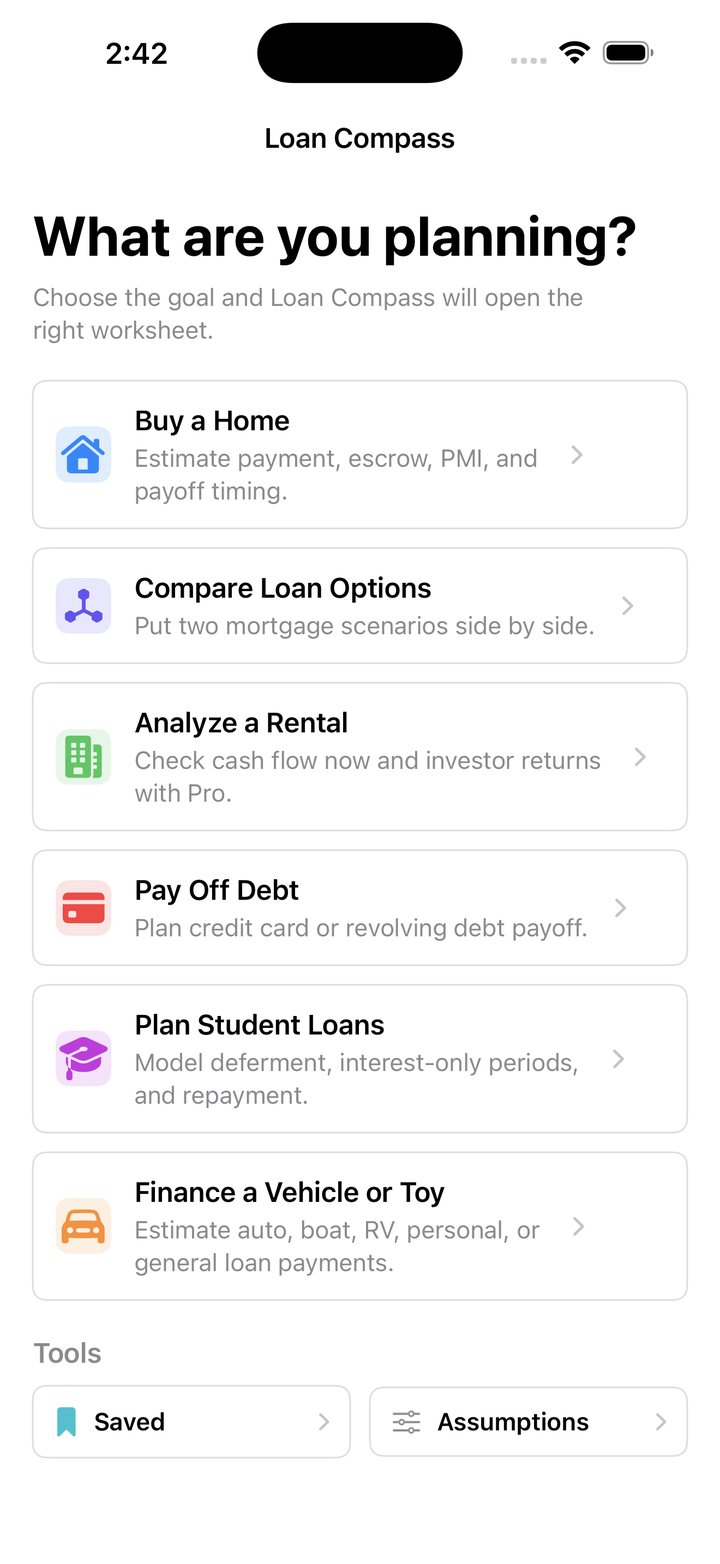 Loan Compass screenshot 1