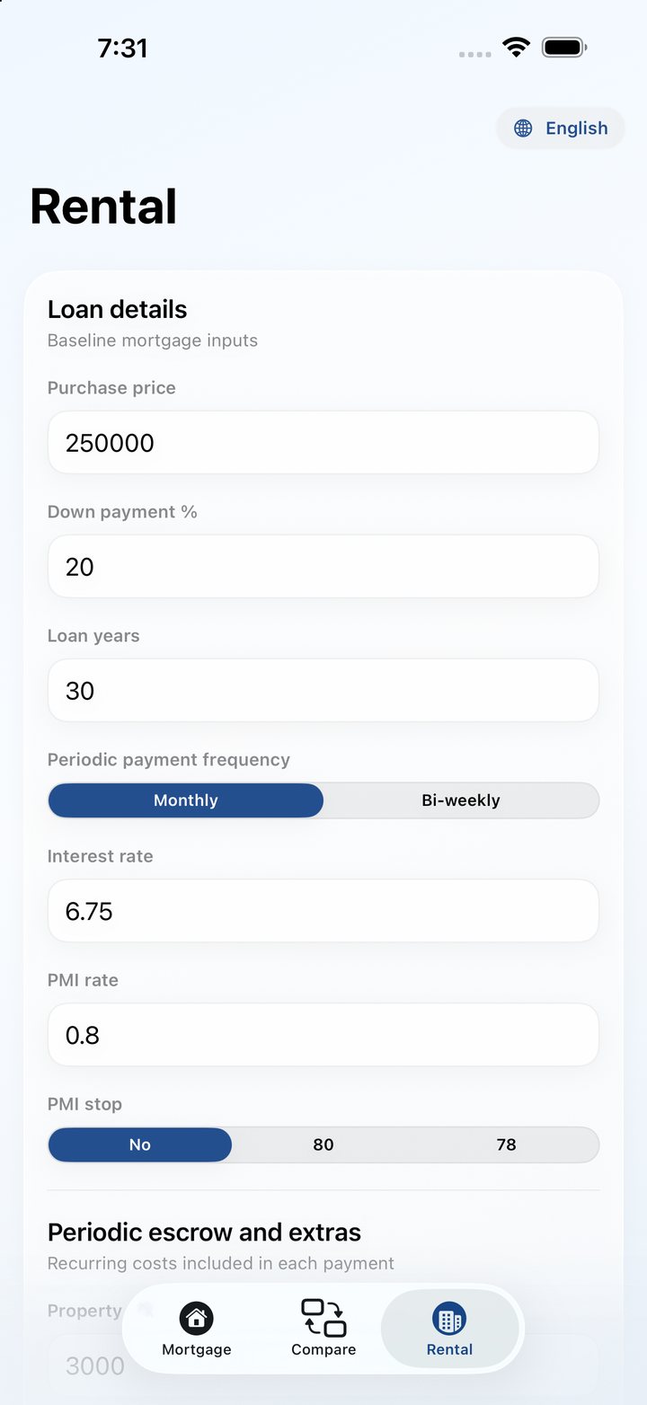 Mortgage iCalculator screenshot 3